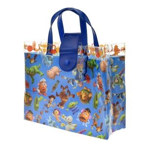 NEW NWT Disney Pixar Toy Story Clear Tote Pool Beach Bag Woody Buzz Kawaii